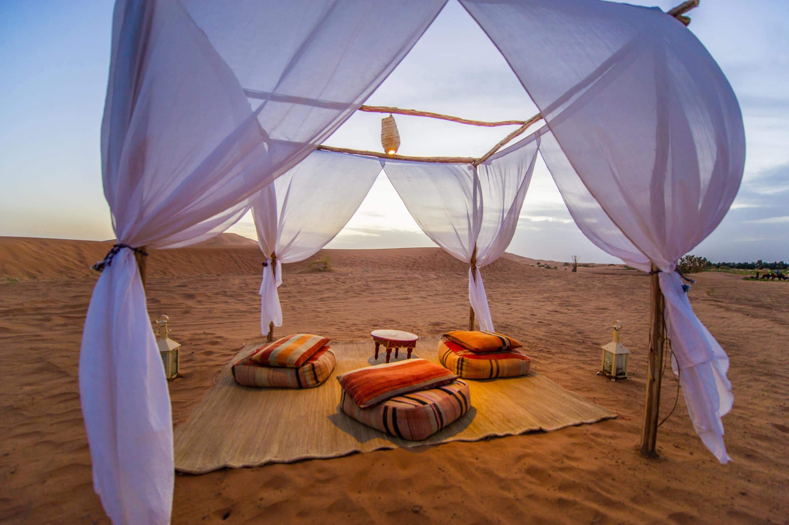 Tents in Sahara Desert, Morocco Best sahara tours